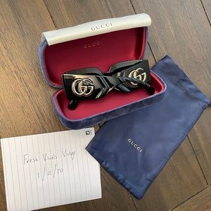 Gucci GG0811S001 Sunglasses Rectangular 53mm